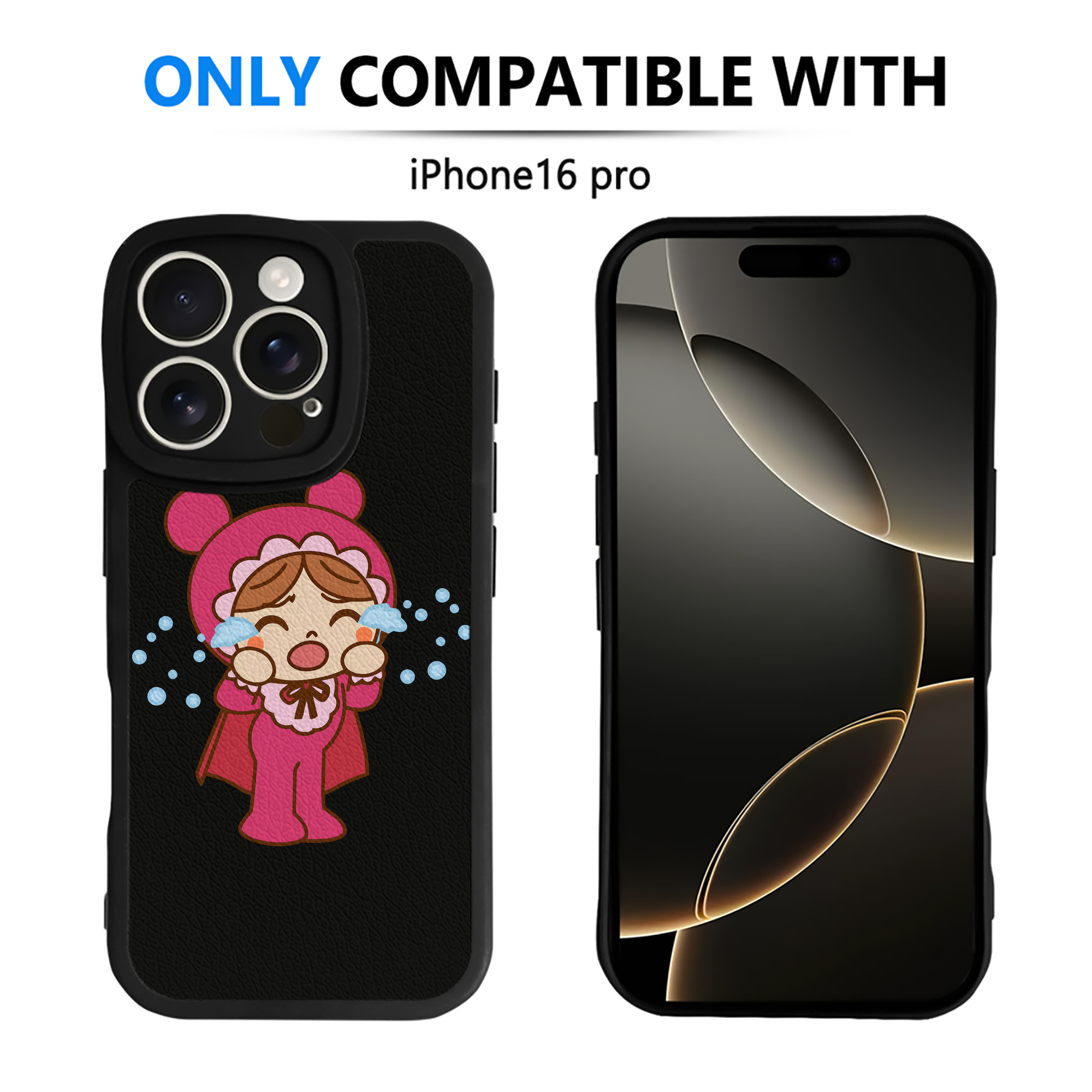 （画像用） アンパンマン Anpanman 【iPhone 16シリーズ対応】シリコンスマホケース（レザー調） 材質：シリコン